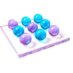 EUC Jonathan Adler Acrylic TIC-TAC-TOE Set